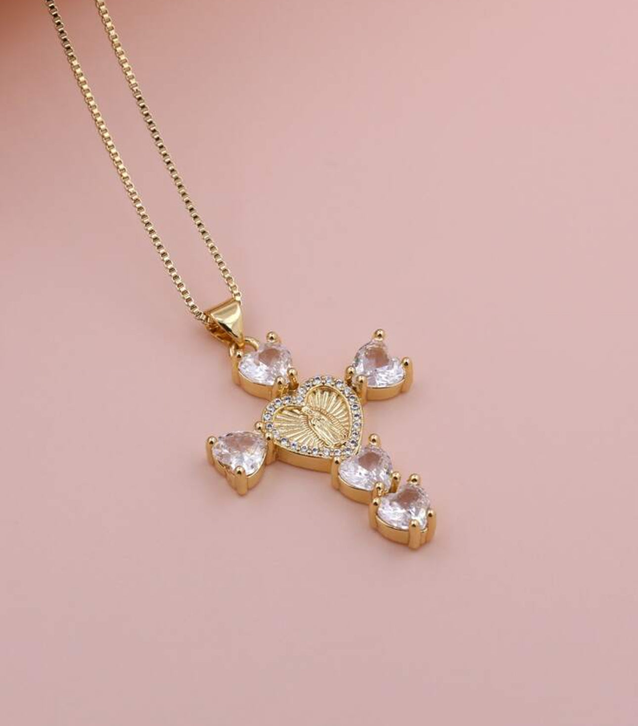 Chain with our lady cross